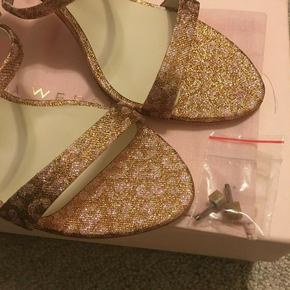 SOPHIA WEBSTER Rosalind Mid Heel Sandal Rose Gold - Picture 2 of 6